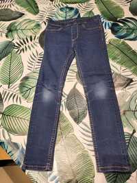 H&M granatowe jeansowe legginsy dziewczęce r.122cm (6-7 lat)