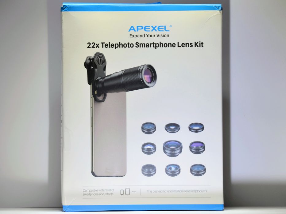 Набір об'єктивів для телефона APEXEL 22x 10 в 1
