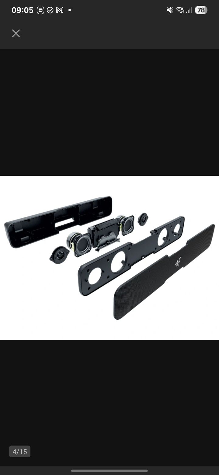 Soundbar RAZER Leviathan 5.1 60w