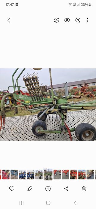 Części zgrabiarka krone  ks 421 i inne