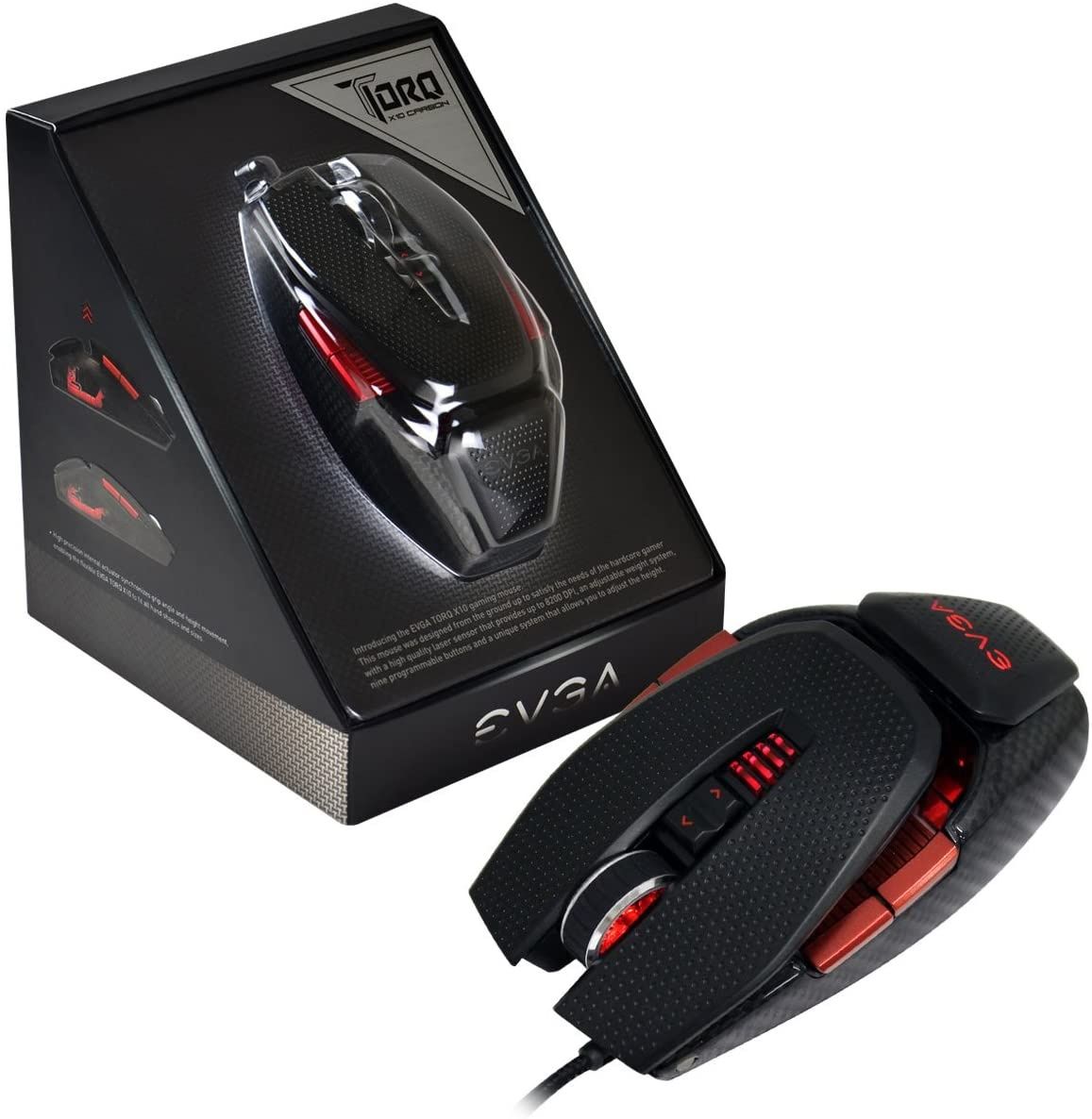 Rato Gaming EVGA Torq X10 Laser 8200DPI