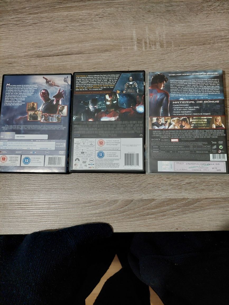 Filmes dvd da Marvel