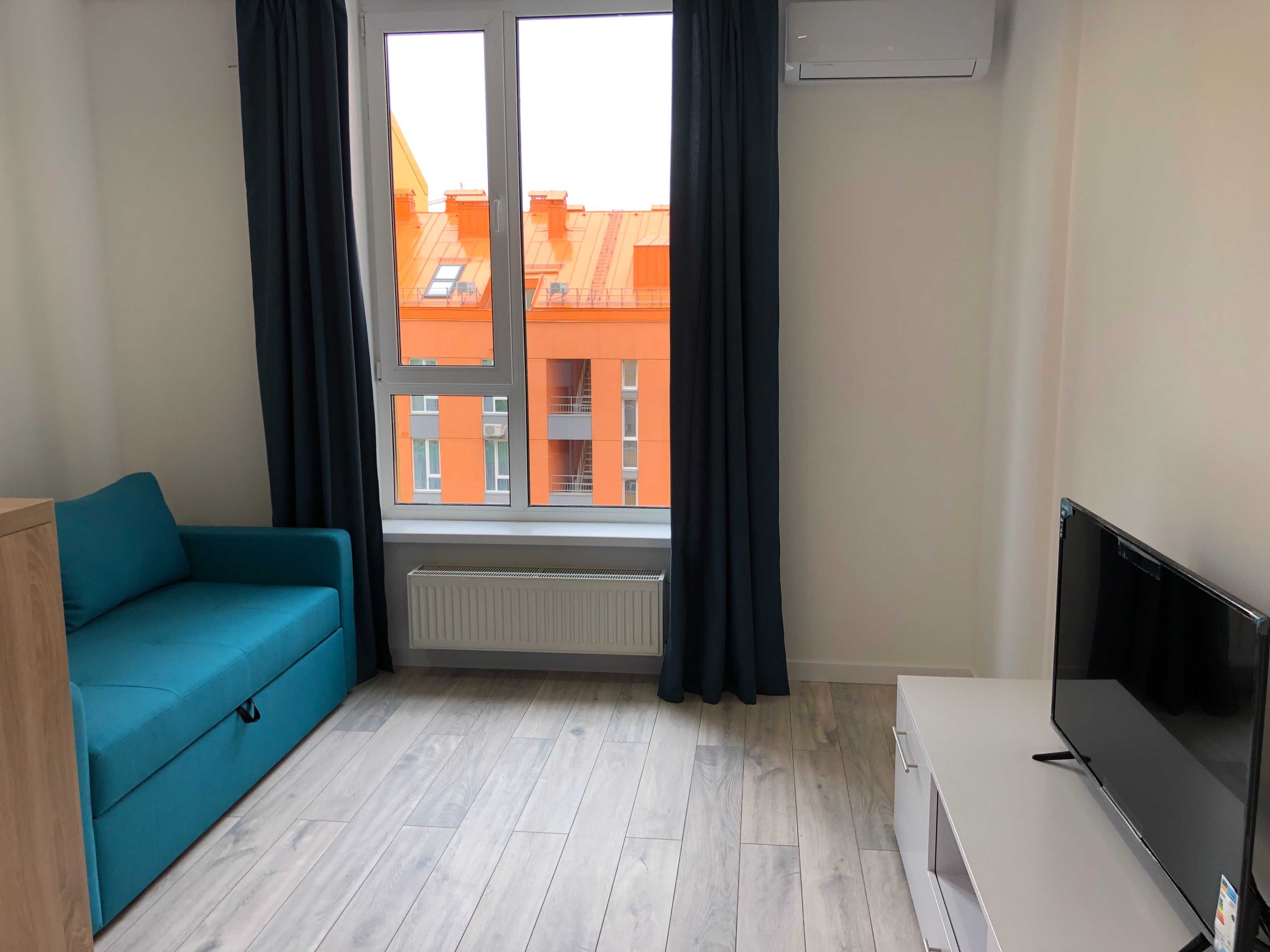 Оренда квартири-студії 21 м2 в ЖК Комфорт Таун, просп. Соборності, 17