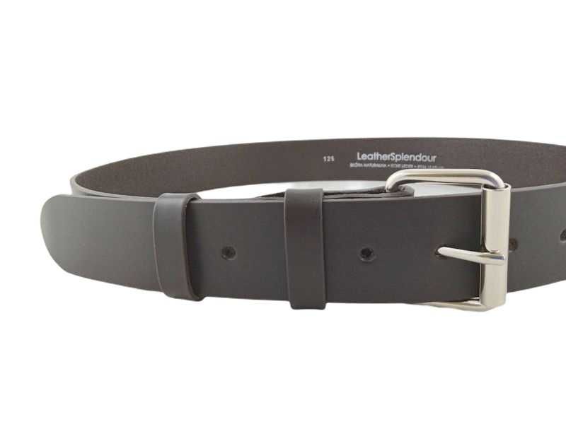 Pas Wojskowy Szeregowego Brązowy Skóra Licowa Naturalna Klamra R1 115