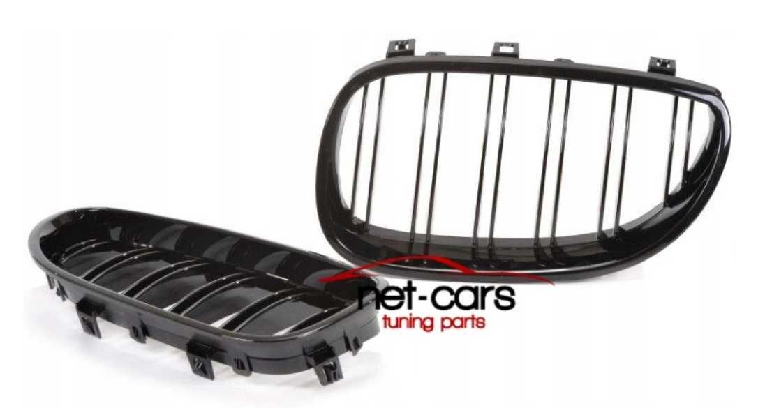 Grill Nerki BMW E60 E61 M Pakiet M5 SEDAN KOMBI czarny mat