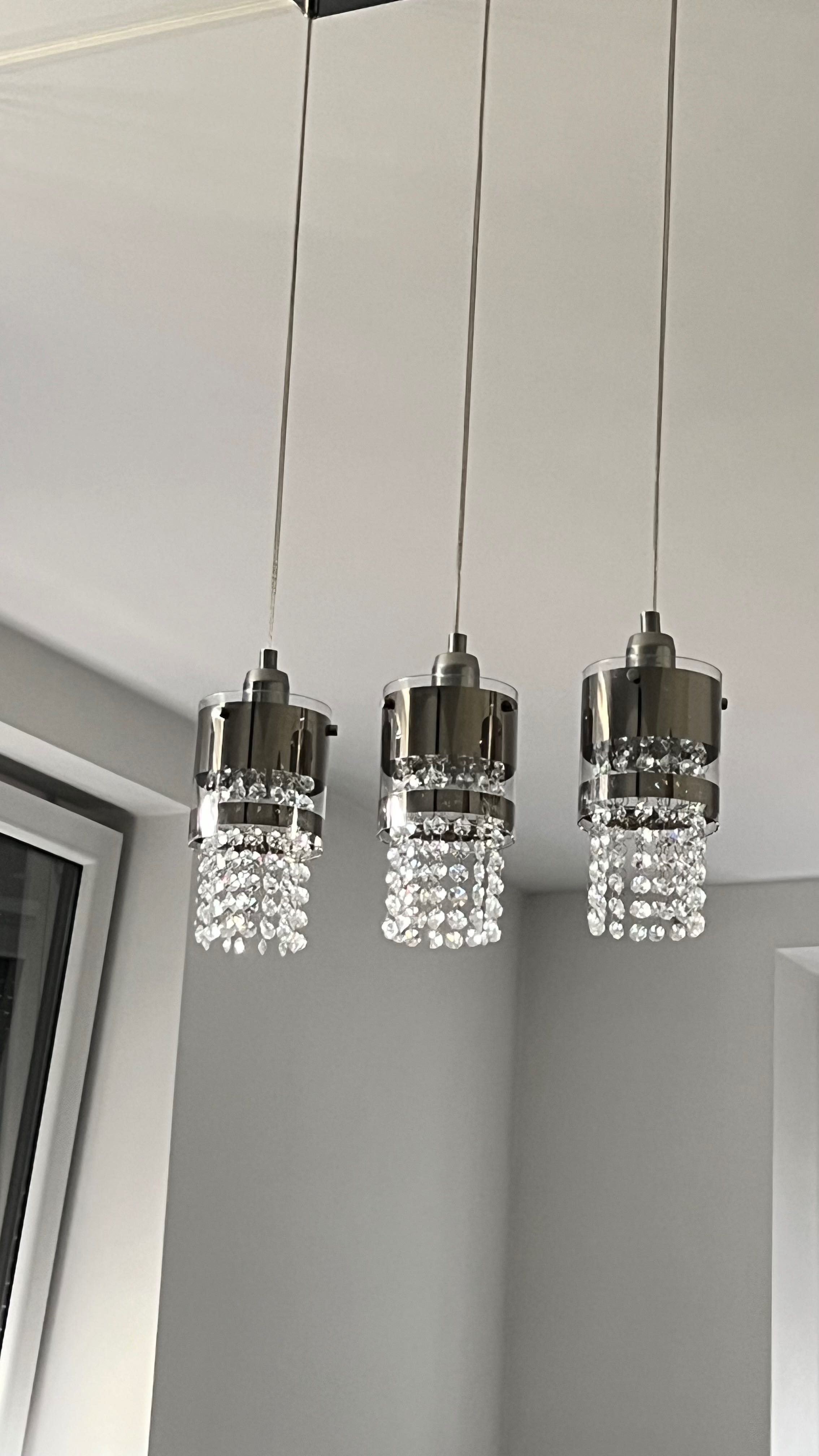 Lampy wiszące potrójne