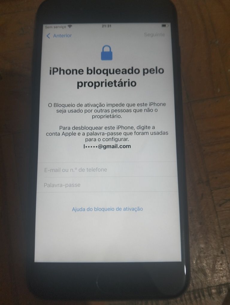 iPhone 7 plus para peças