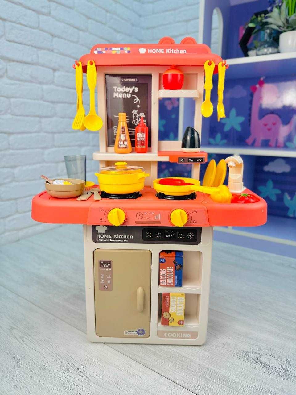 Кухня іграшкова сучасна для дівчинки є необхідні іграшкові предмети