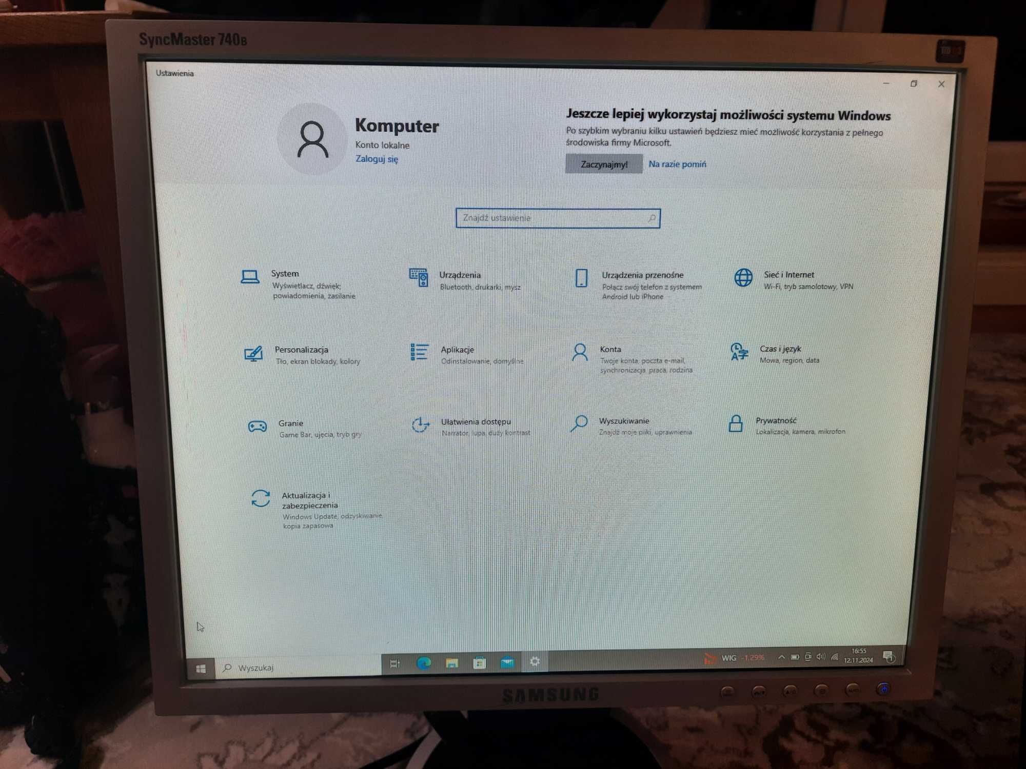 Monitor Samsung SyncMaster 740B
