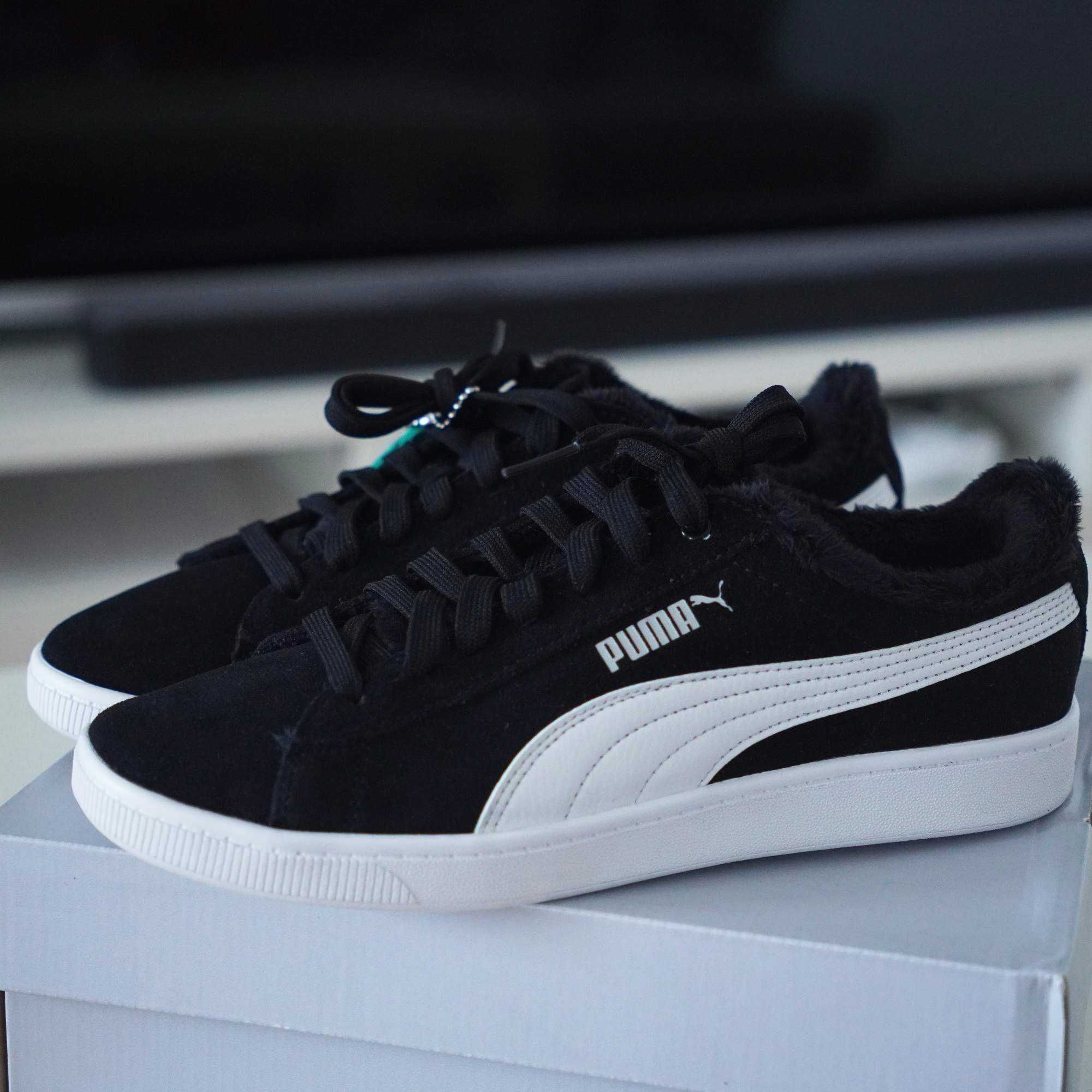 Buty Puma Vikky V2 Fur - czarne - r. 39 - oryginalne