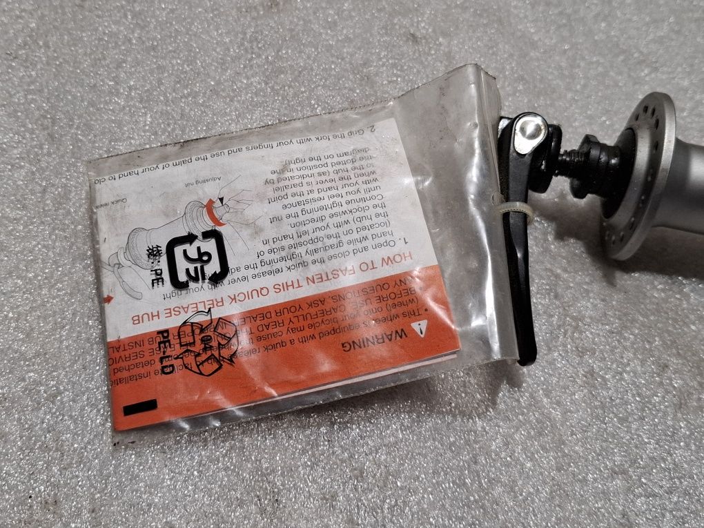 2) Piasta Rowerowa Shimano Deore HB-M590 Przednia 32otw Szybkozamykacz