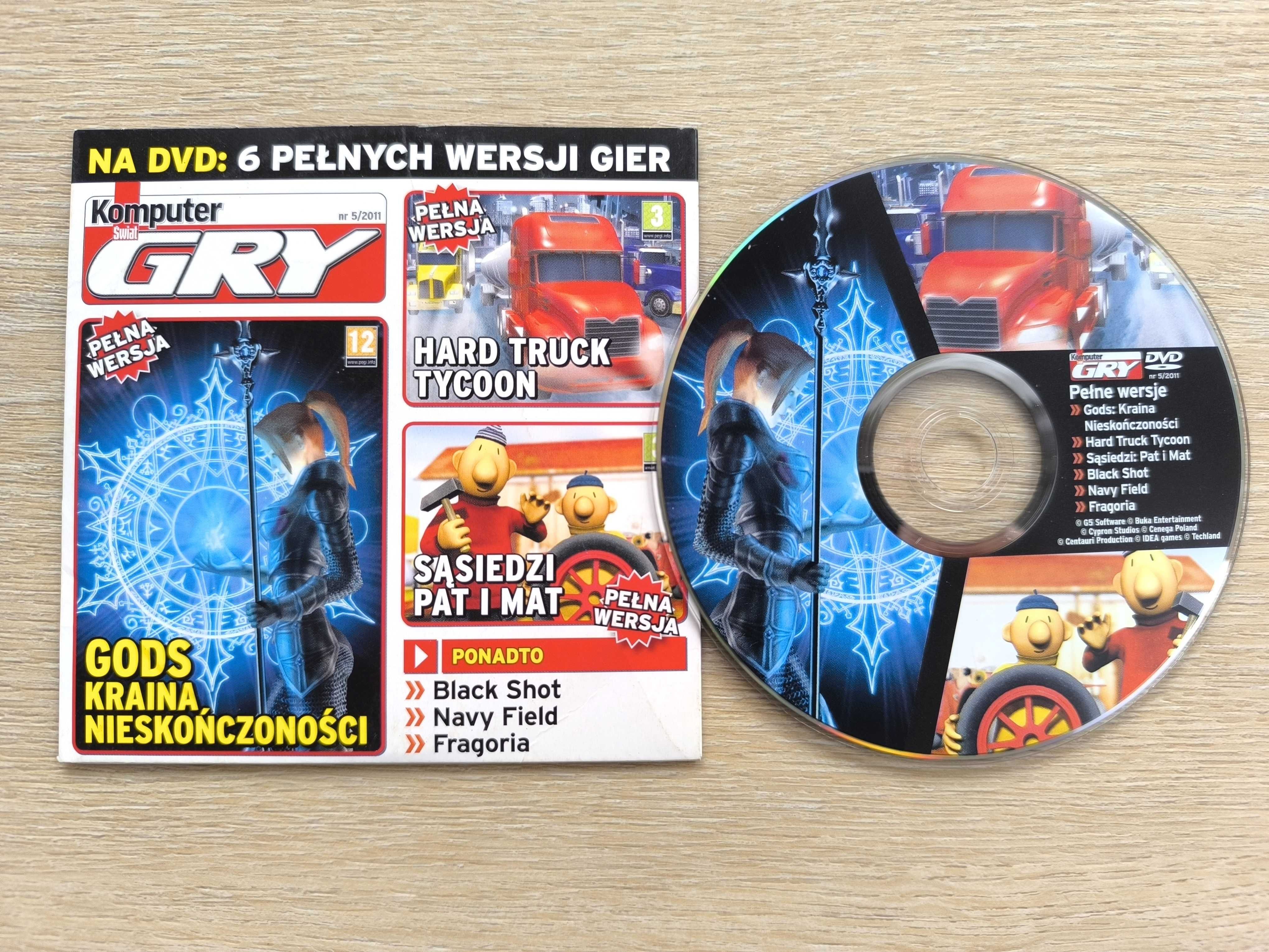 Sąsiedzi Pat i Mat + Hard Truck Tycoon [PC] Komputer Świat Gry 05/2011