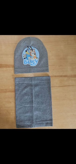 Komplet czapka +komin Bluey 3/6 lat