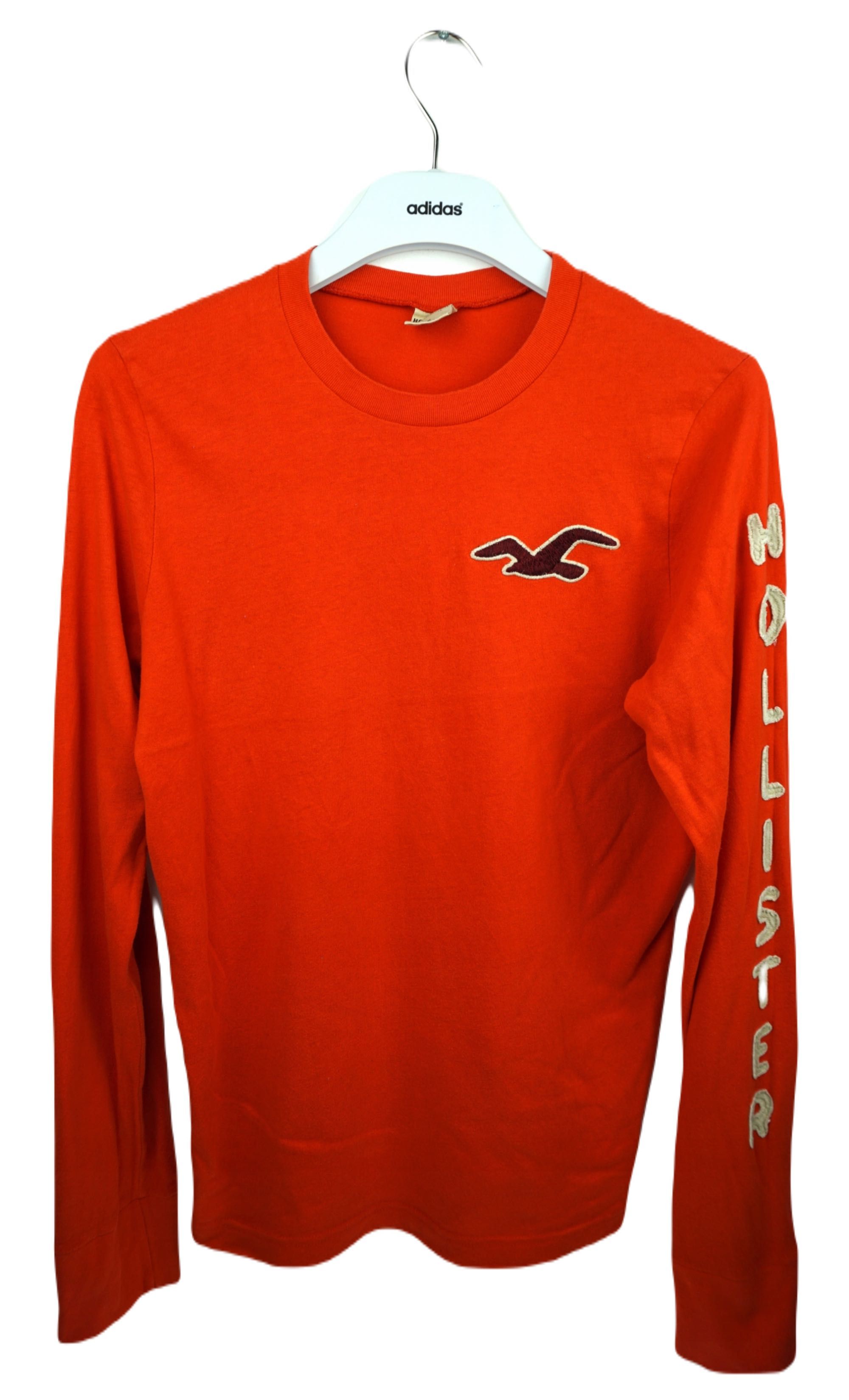 Longsleve Bluza  Hollister Orange r. S