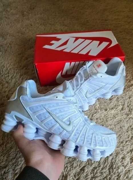 Buty meskie Mokasyny Nike_Shox_TL_White R.40