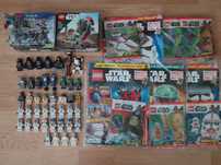 LEGO star wars figurki i gazetki