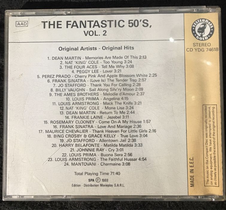 The fantastic 50’s CD