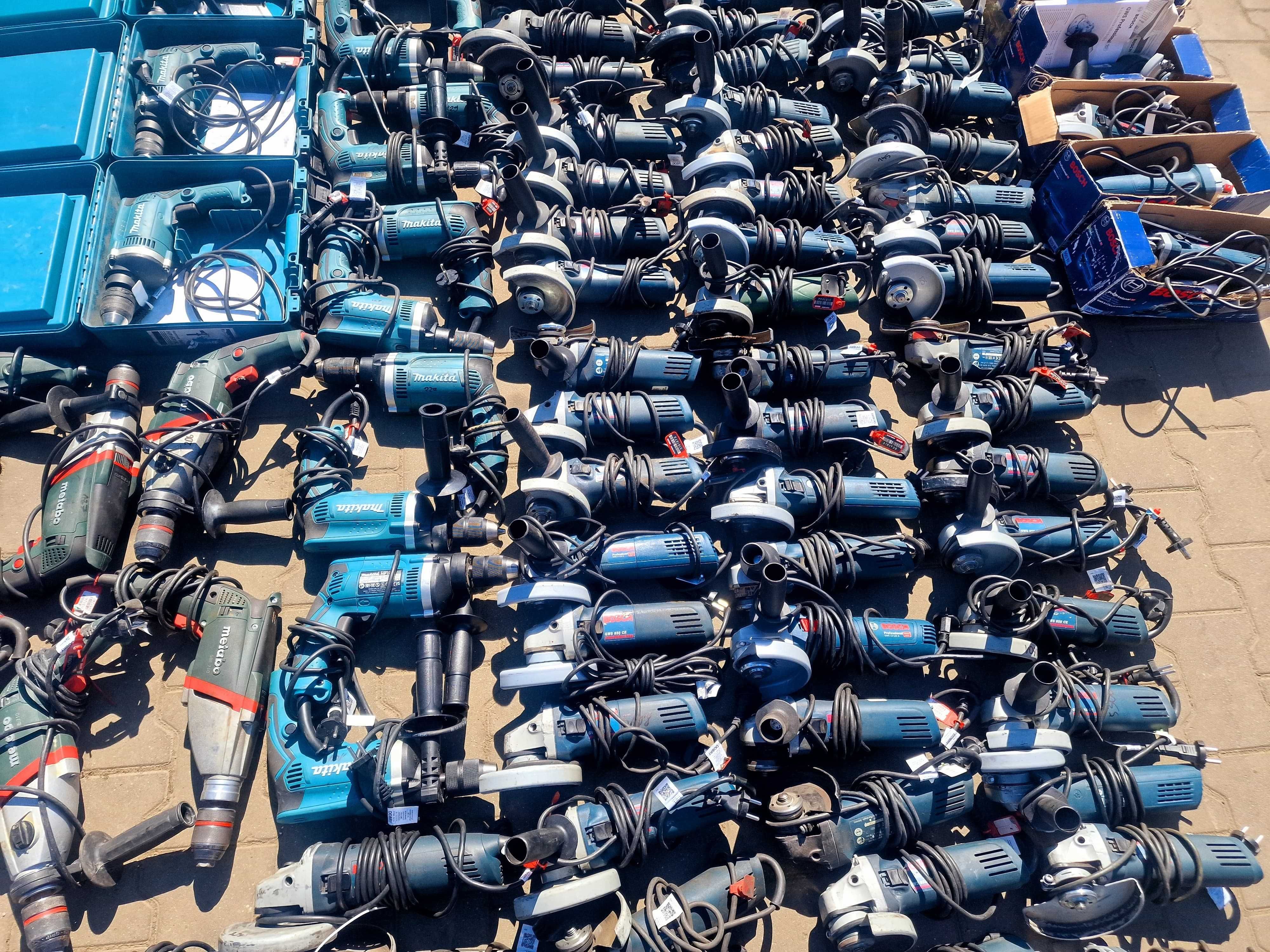 Pakiet elektronarzędzi Makita Bosch Metabo Nowe i Używane Kątówka