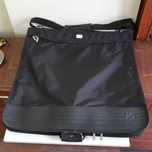 Mala Porta Fatos Delsey Preta Nylon Borracha Funcional