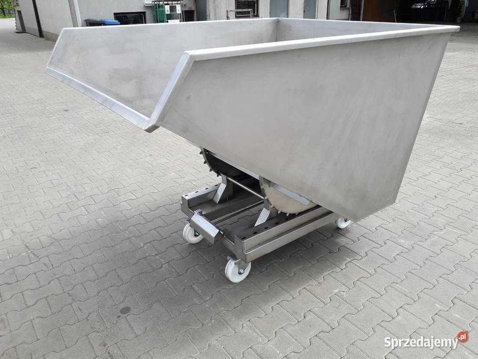 Podwójny system wyładowczy- NTK HD 600 litrów-Kontener-Koleba-Pojemnik