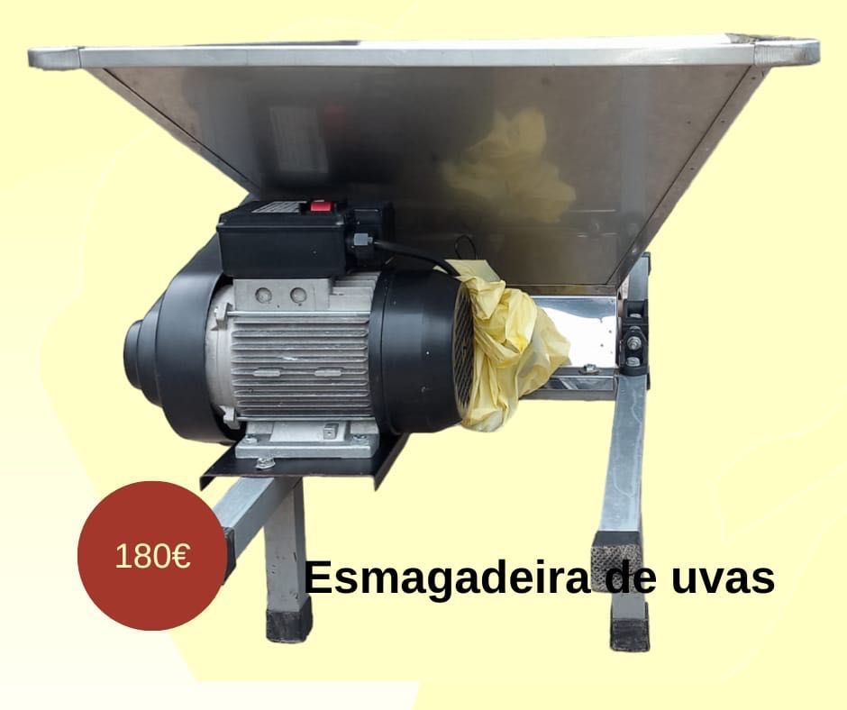 Esmagadora elétrica de uvas