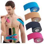 3szt. Tejpy kinesio taśmy do kinezjotapingu tape 5cmx5m kolory