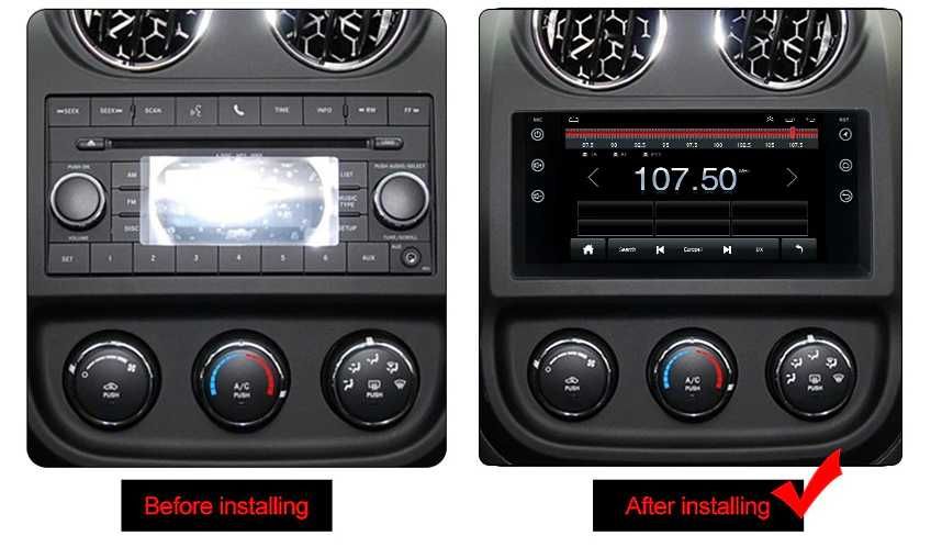 Radio nawigacja Jeep Chrysler Dodge ANDROID 10 Grand Cherokee 300C