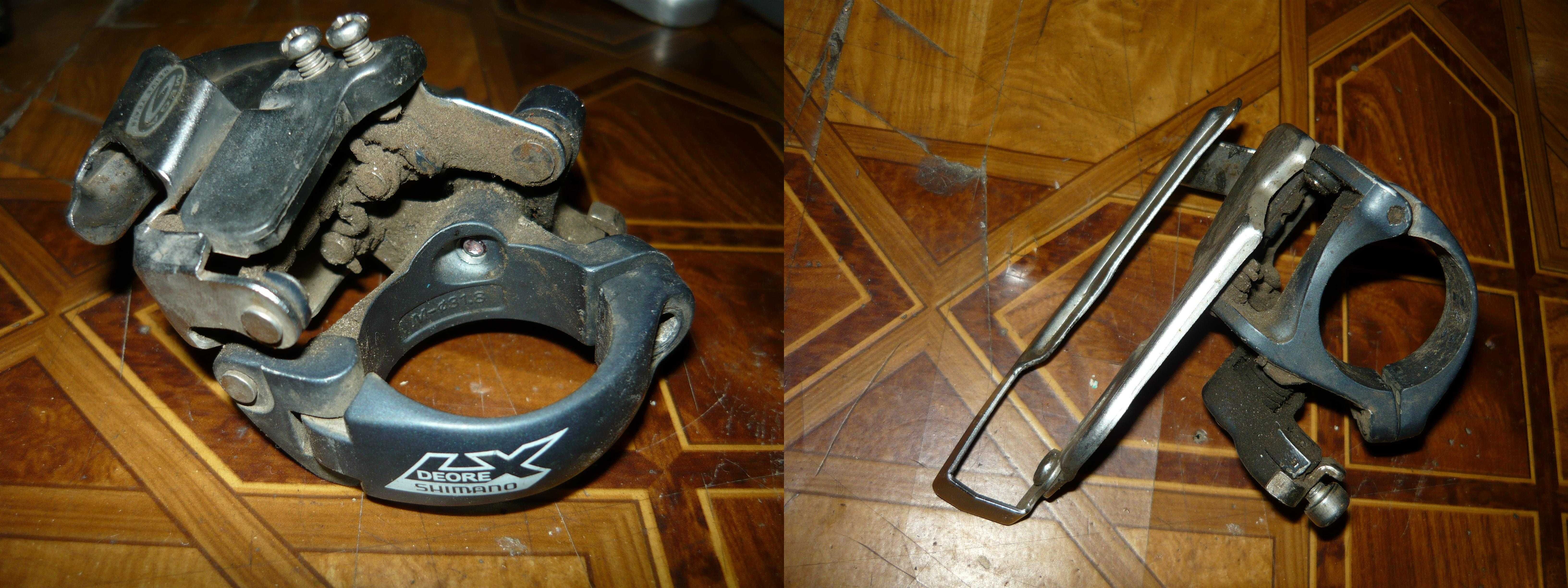 SHIMANO stary typ Przerzutka przód tył DEORE LX manetki ACERA