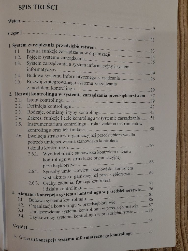 Kontroling w organizacji i zarządzaniu koncep.informatyzacji