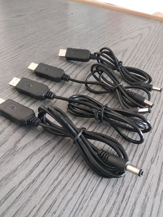 Кабель для живлення wi-fi роутера з перетворювачем на 12V