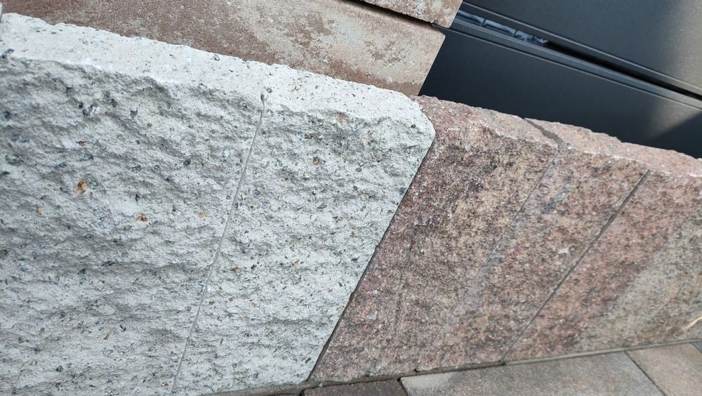 Palisada łupana Palisady łupane krawężnik brukarstwo obrzeże obrzeża