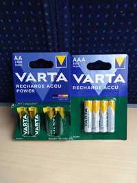 Комплект Пальчикові акумулятори аа/ааа  VARTA AA 2100mah AAA 800mah