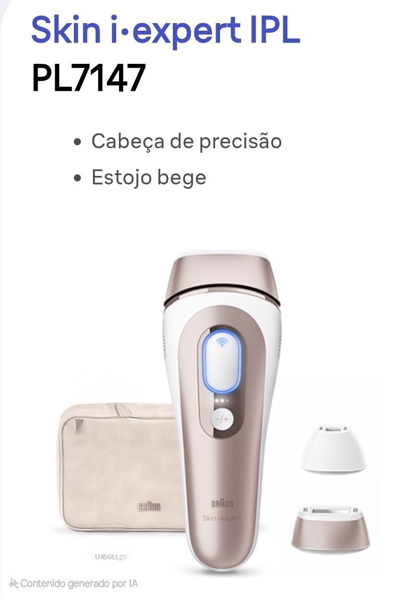 Depiladora LASER Skin i-Expert IPL PL7147