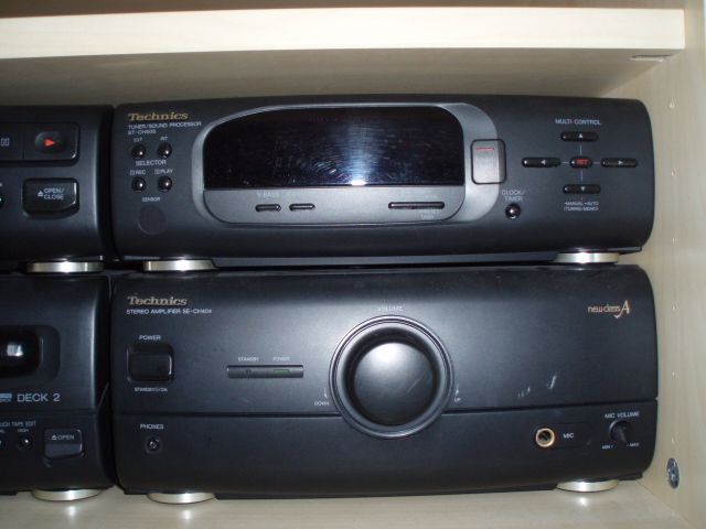 Technics cd stereo system com colunas