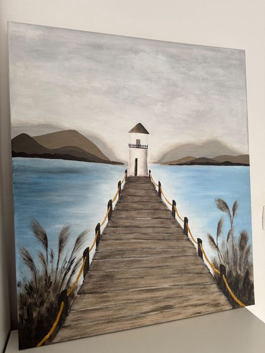 Pintura em acrílico - O Farol