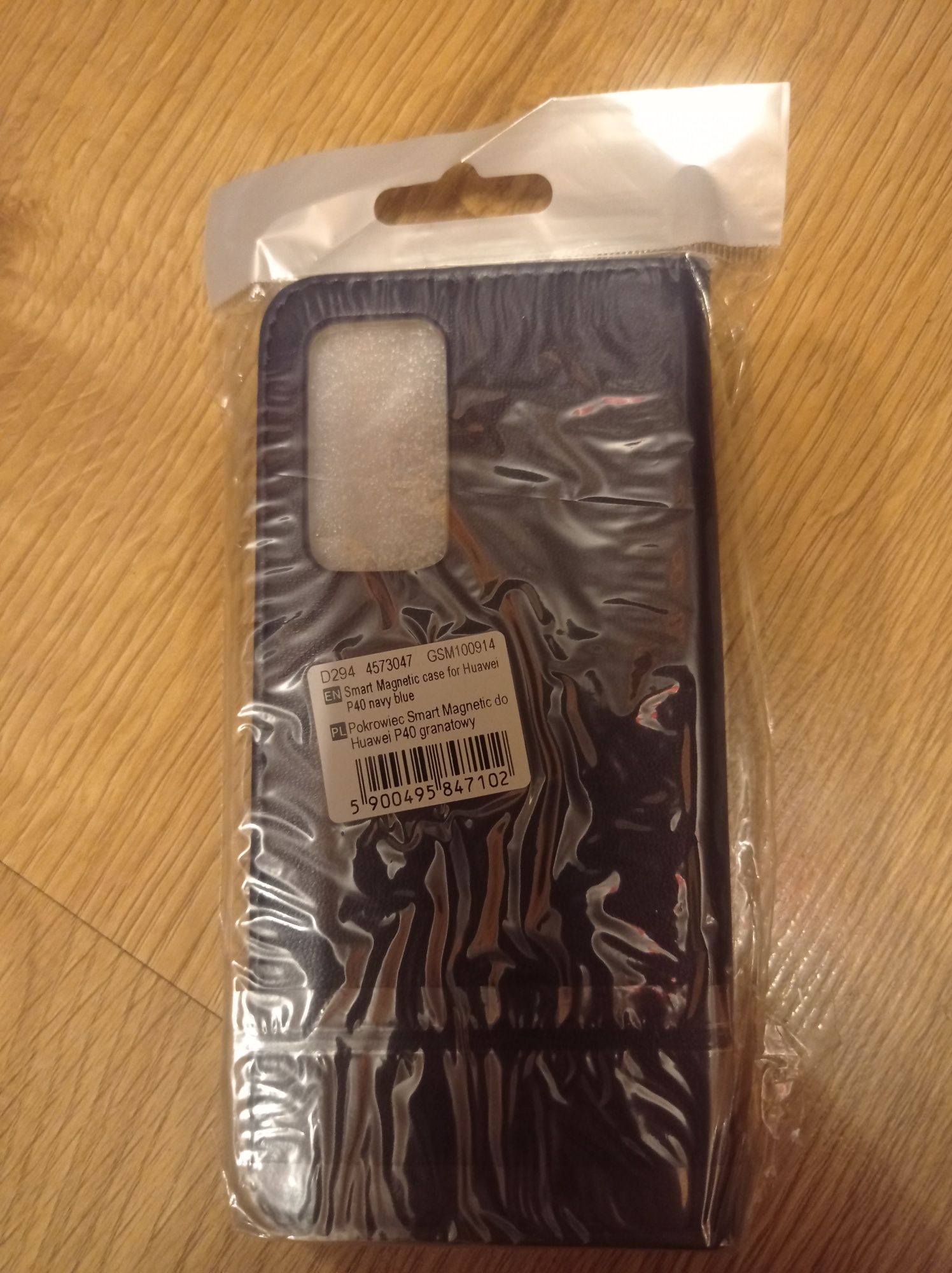 Huawei p40 pokrowiec etui  granatowy