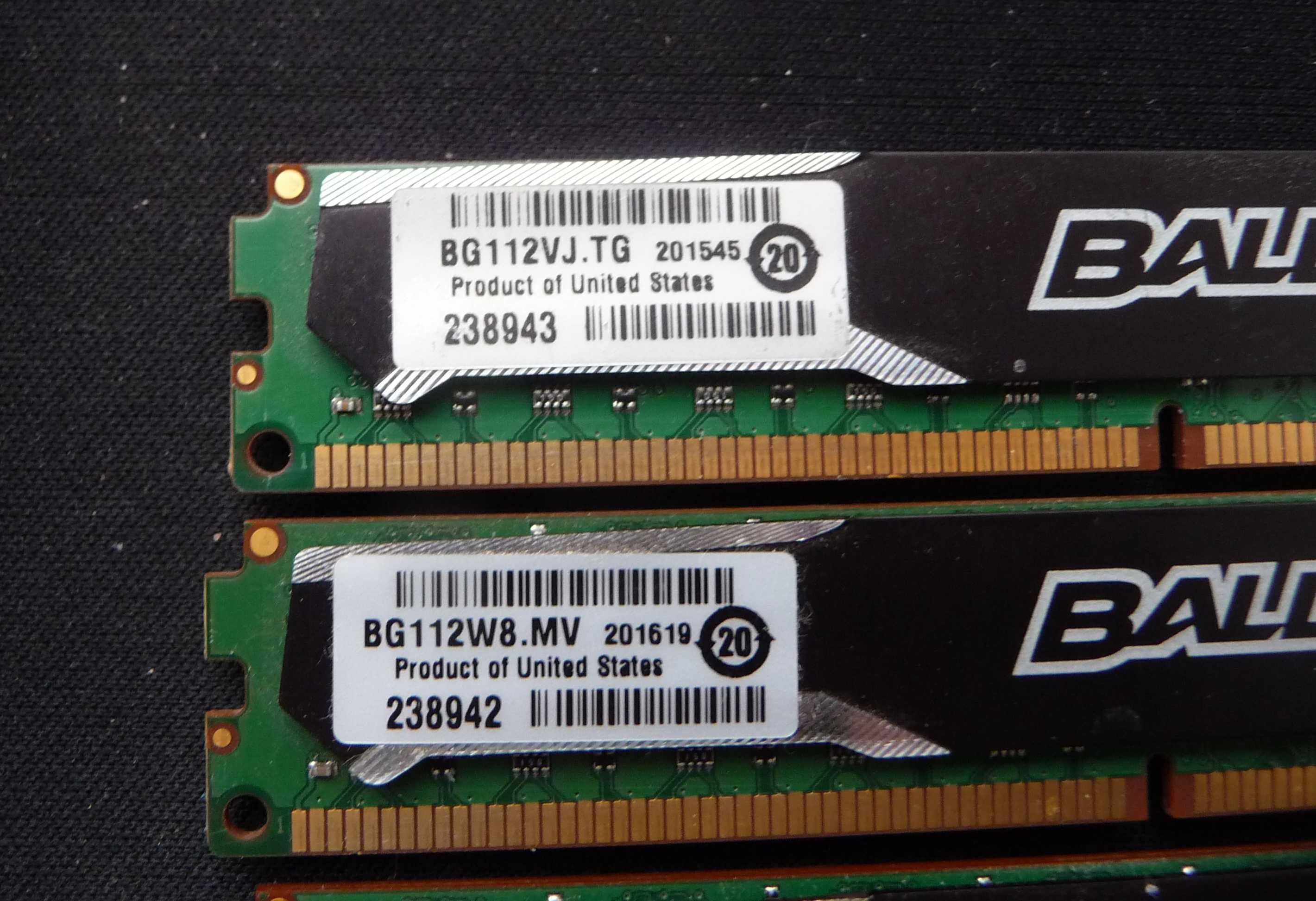 Crucial Ballistix Sport VLP 4GB PC3L-12800(BLS4G3D1609ES2LX0)(4шт)16Gb