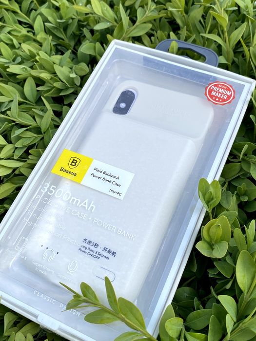 Чохол-павербанк Baseus/Rock для iPhone X/XS