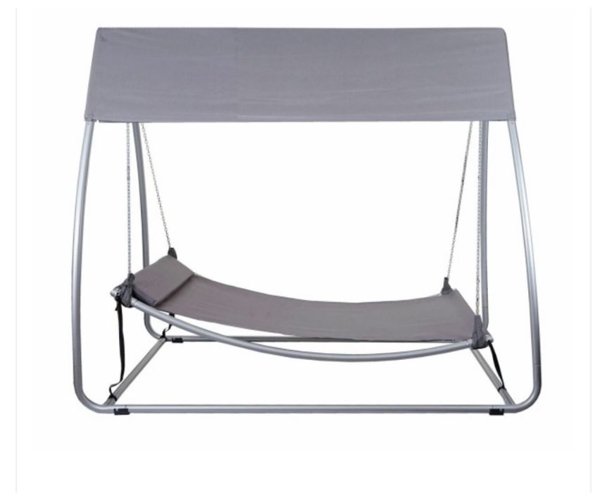 Hamak ogrodowy z moskitierą