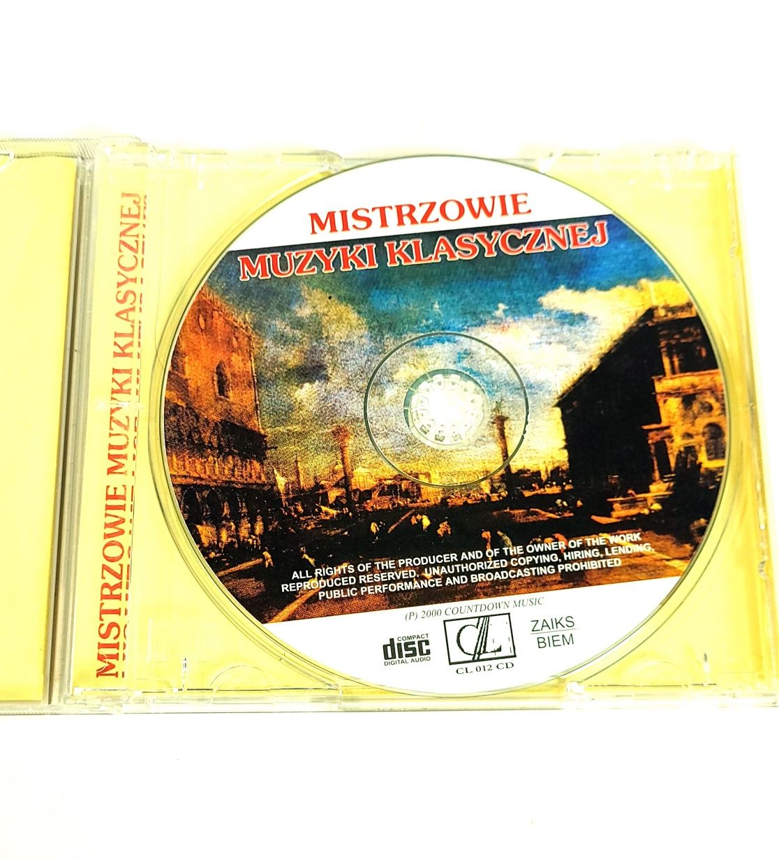 Mistrzowie muzyki klasycznej płyta cd Czajkowski Bach Mozart