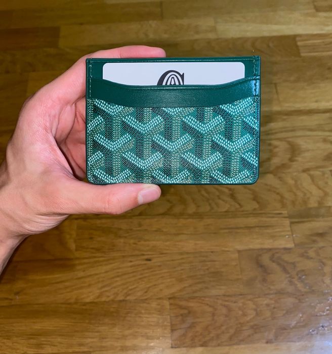 Goyard green wallet