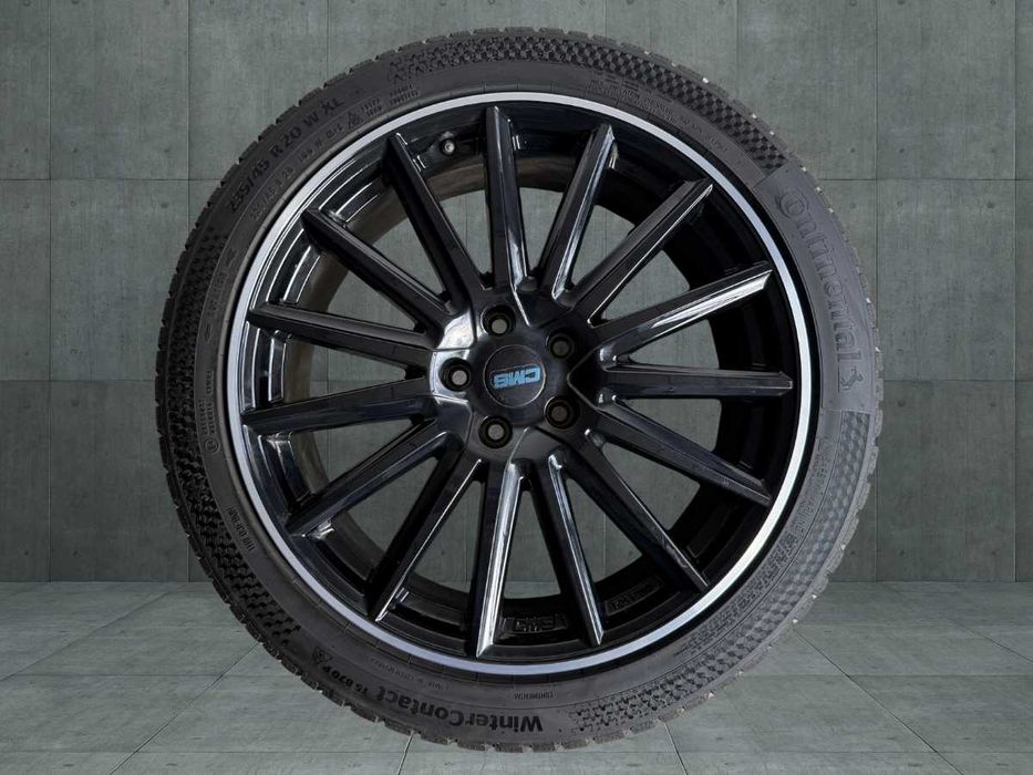 Koła felgi 5x114.3 R20 CMS opony zimowe 235/45R20 Continental TS870P