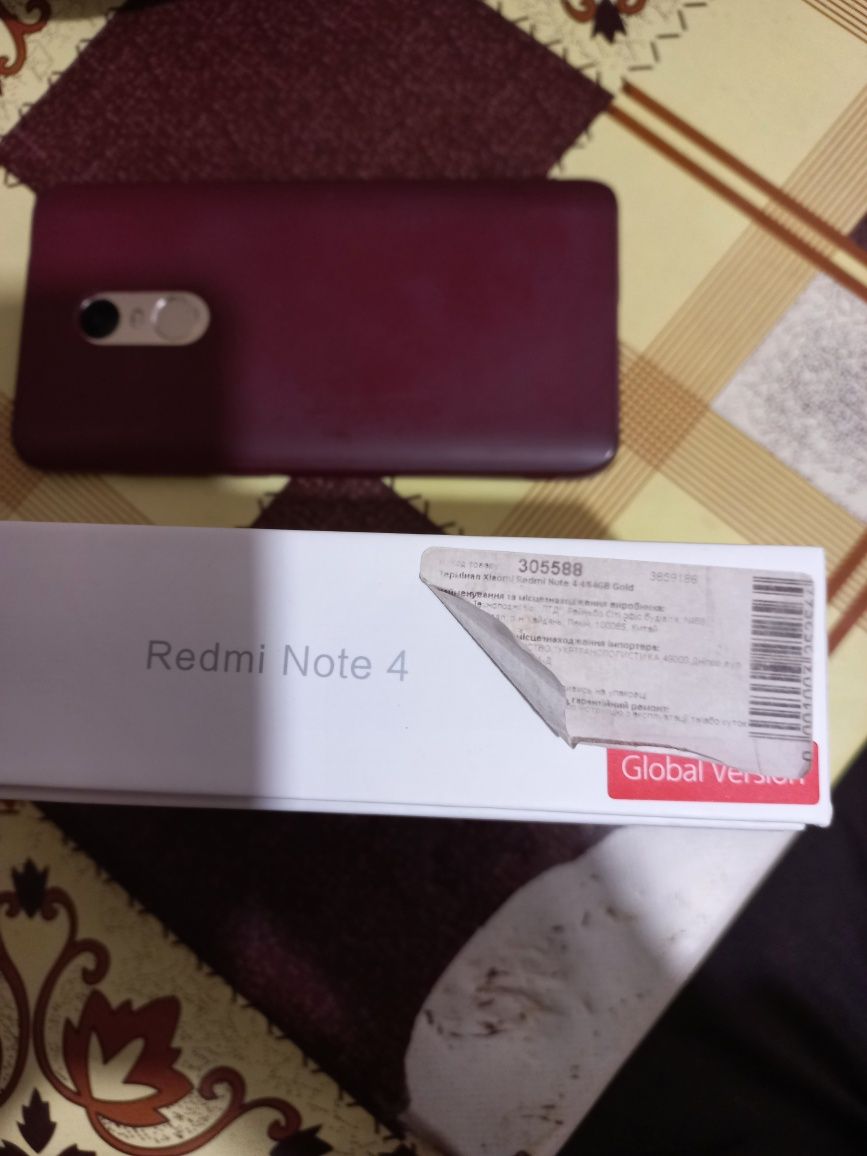 Redmi note 4  4/64гб. ( рабочий)