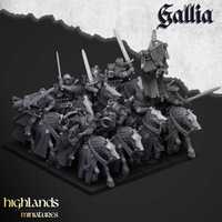 Questing Knights - x7+ x3 CMD Highlands Miniatures Old World Warhammer
