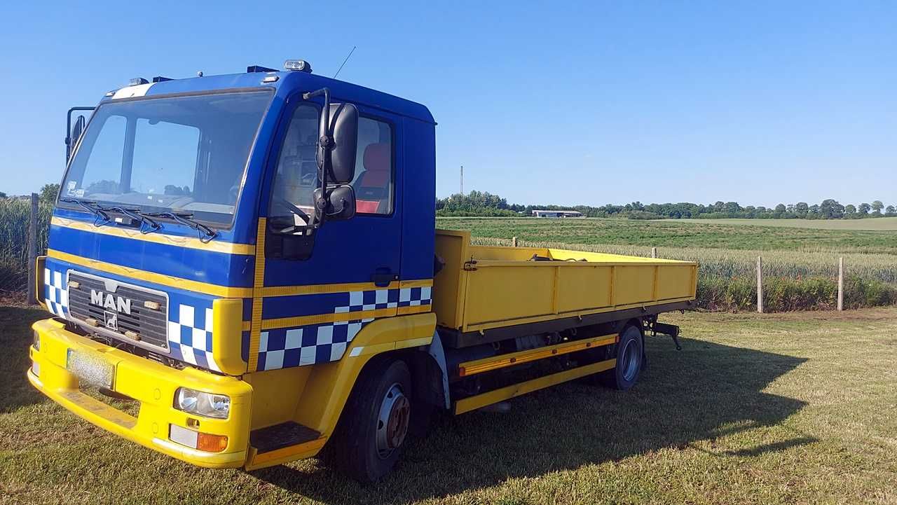 MAN L2000 4.6 155KM 7,5t DMC Specjalny Pomoc Drogowa Skrzynia Wywrot!