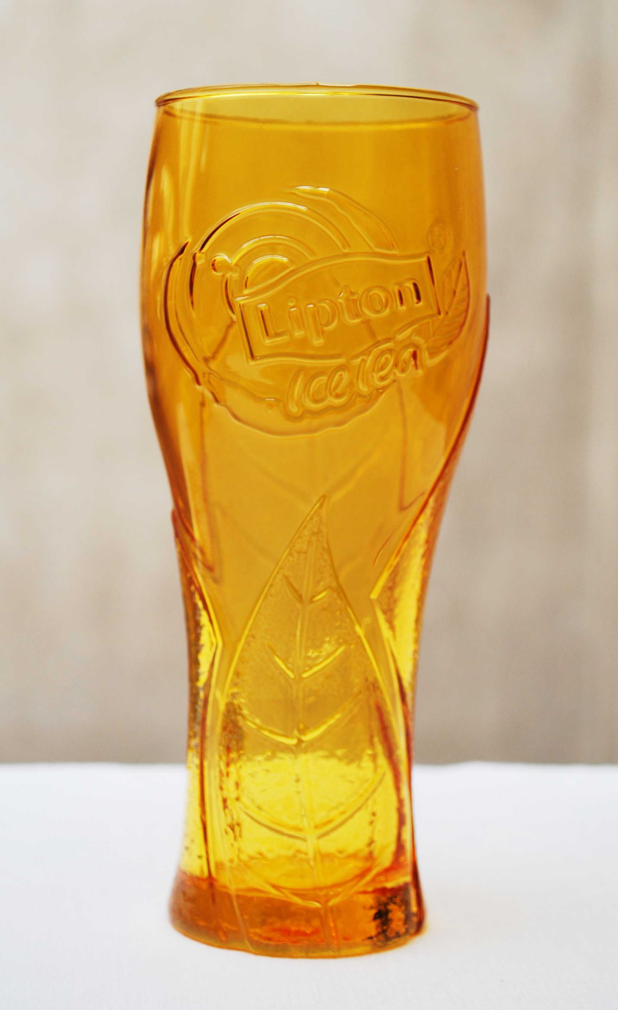 Copo Lipton Ice Tea amarelo