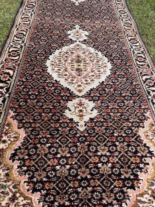 Kaszmirowy r.tkany chodnik dywan perski Tabriz 370x80 galeria 16 tyś