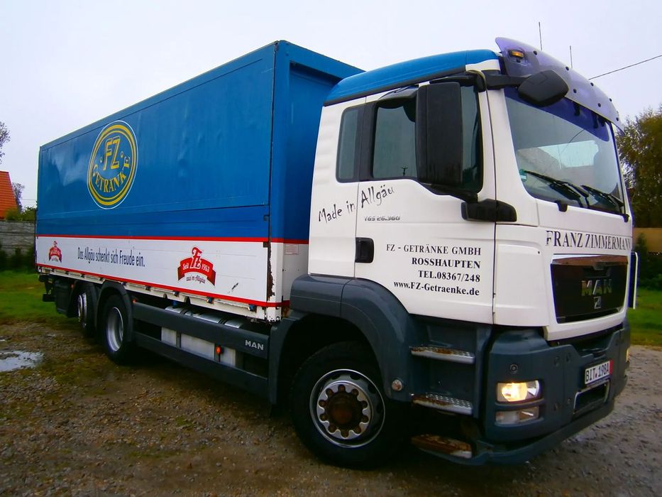 MAN TGS 26 360 6X2 HYDRODRIVE 4X4  Przód i Tył napęd serwisowany w aso mały przebieg