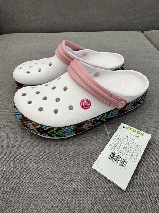РОЗПРОДАЖ ЗАЛИШКІВ! Crocs Crocband/Bayaband  (крокси) 38/39 р M6W8