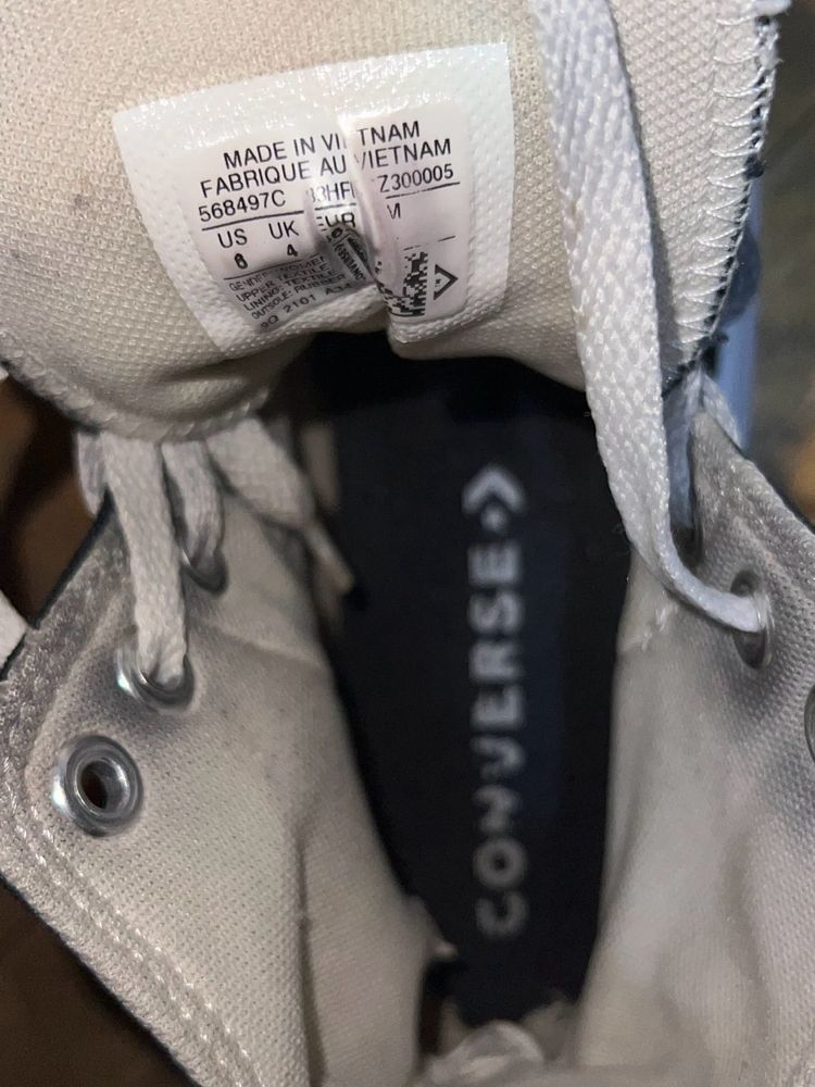 кеды converse на високій подошві y2k drain